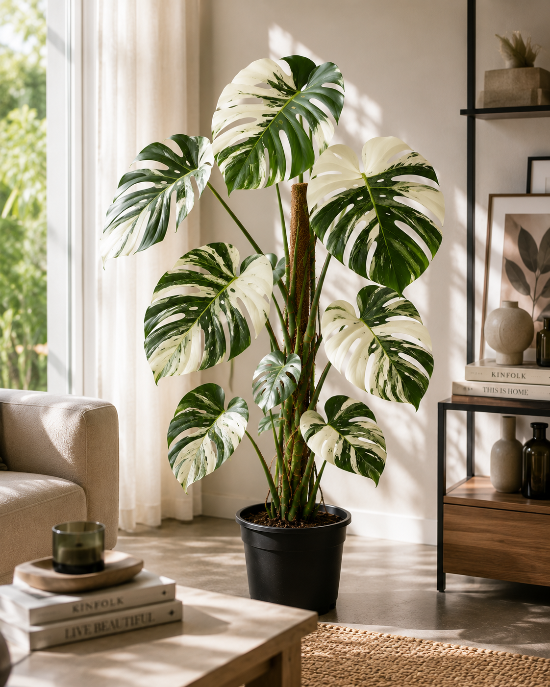 Deve Tabanı (Monstera Deliciosa Albino Variegata)