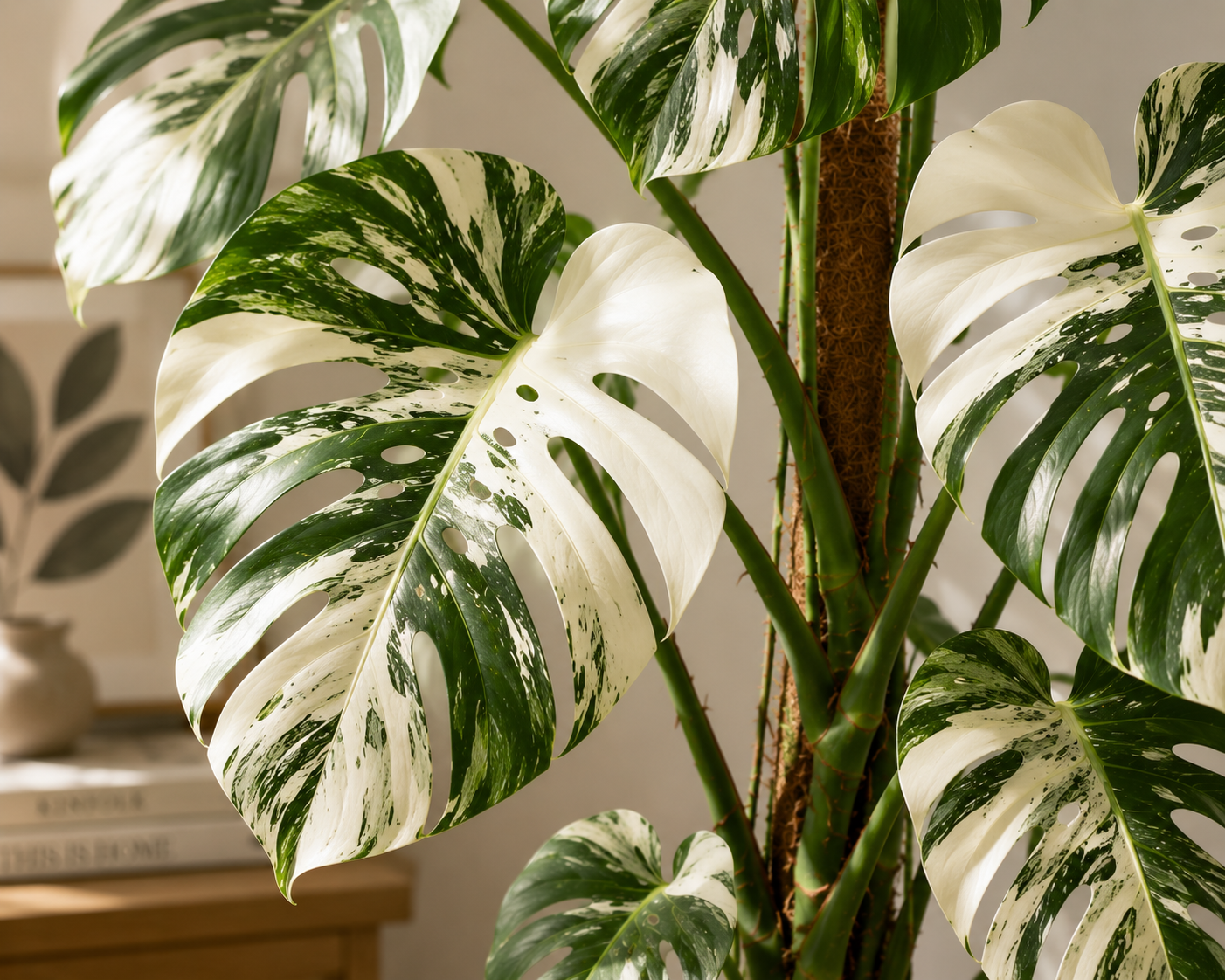 Deve Tabanı (Monstera Deliciosa Albino Variegata)