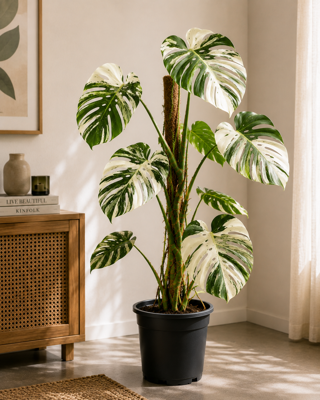 Deve Tabanı (Monstera Deliciosa Albino Variegata)